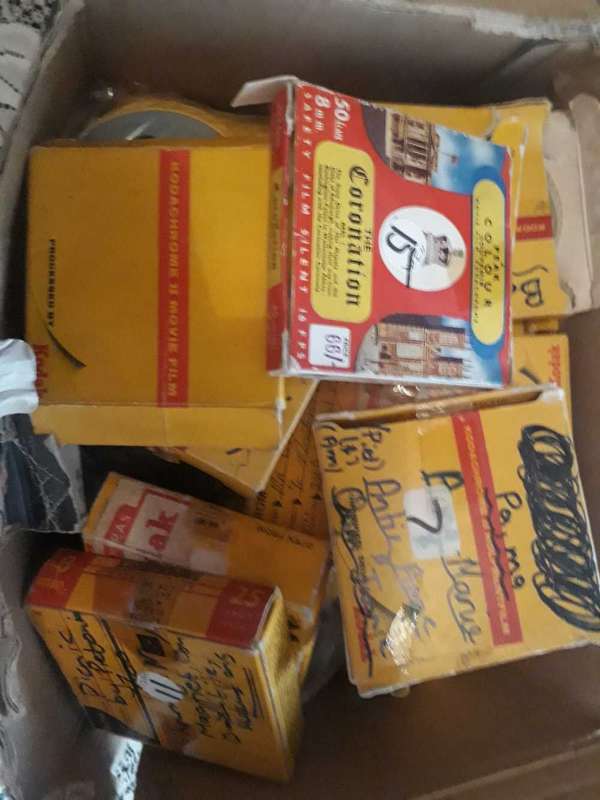 VINTAGE COLLECTION 8MM REELS FULL OF MEMORIES A BOX FULL!