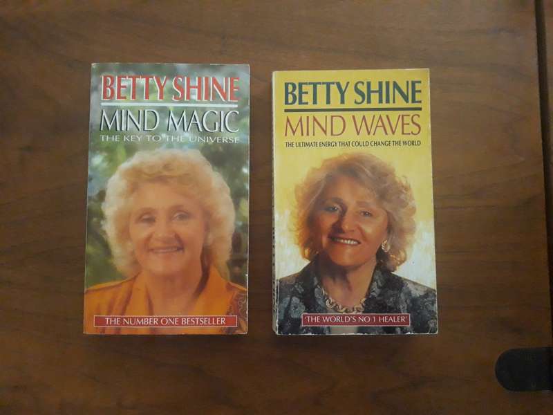 OCCULT BOOKS - MIND MAGIC AND MIND WAVES BY BETTY SHINE - PAPERBACK EDITIONS