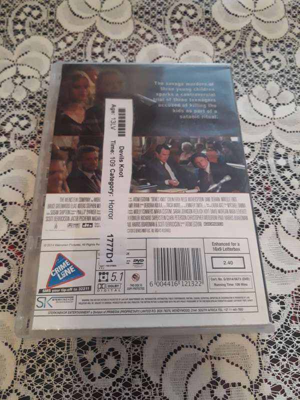 HORROR DVD  - DEVIL'S KNOT