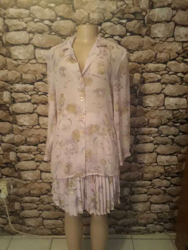 VINTAGE  2 PIECE SKIRT SUIT - KELSO ADDRESSING SUCCESS FLOWER PRINT - SIZE 10/34/MEDIUM