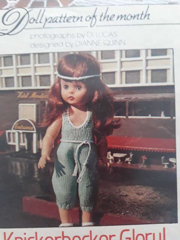 DOLL KNITTING PATTERNS  - KNICKERBOCKER GLORY!
