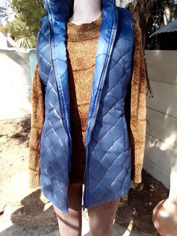 BLUE BODY WARMER JACKET - NEW