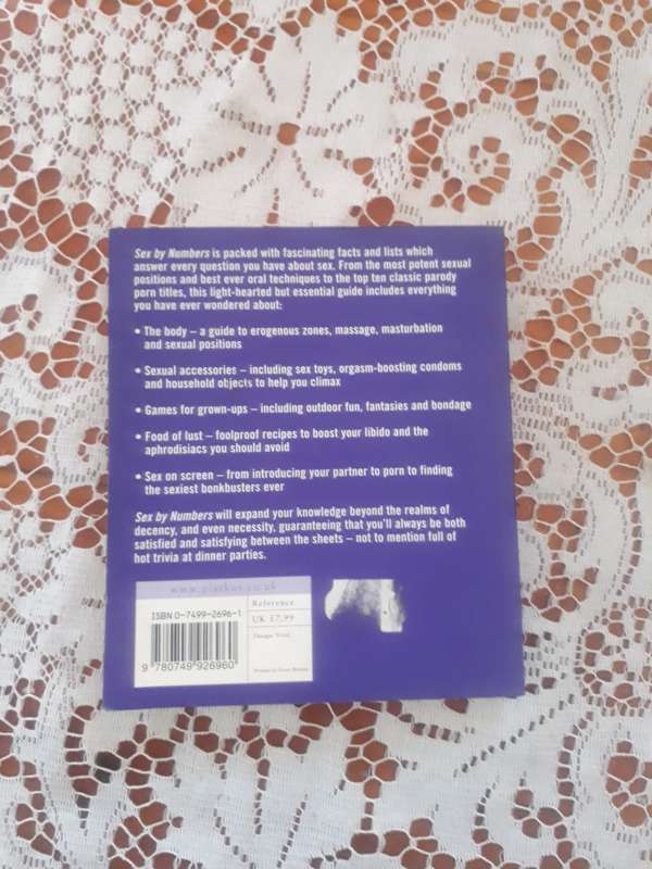 SEX BY NUMBERS BY SARAH HEDLEY - SOFTCOVER