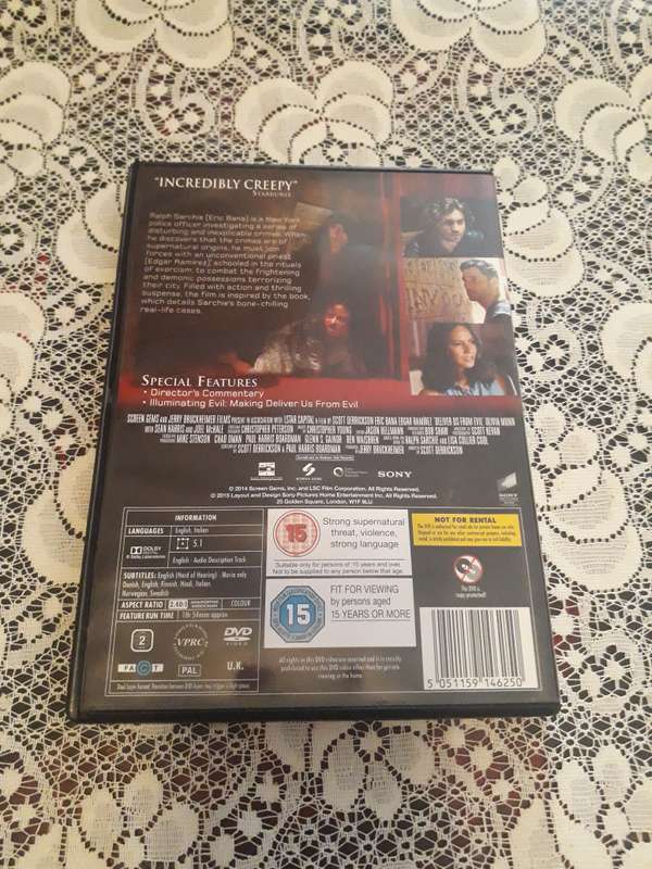 HORROR DVD - DELIVER US FROM EVIL
