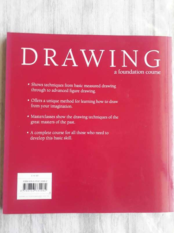 ART BOOK - DRAWING A FOUNDATION COURSE BY PAUL THOMAS AND ANITA TAYLOR