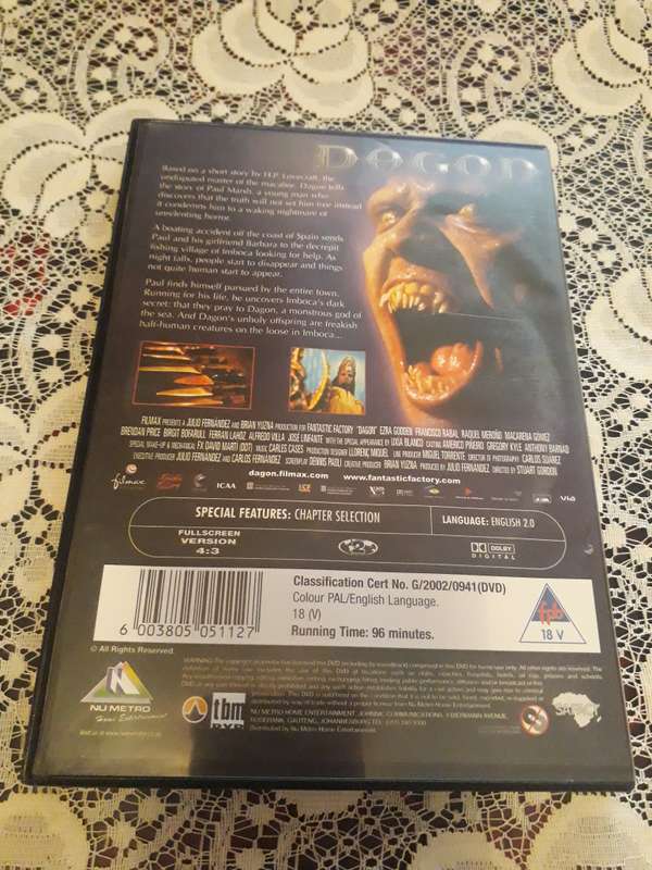 CULT DVD - DAGON HP LOVECRAFT'S