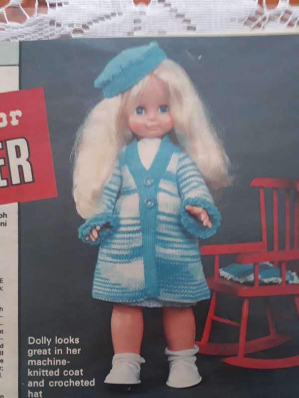 DOLL KNITTING PATTERN - ALL SET FOR WINTER