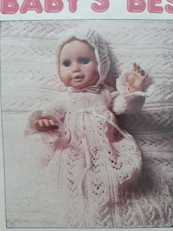 DOLL KNITTING PATTERN - NEW-BORN BABY ANGEL DOLL - BABY'S BEST