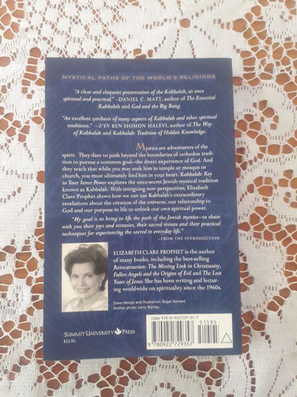 OCCULT BOOK - KABBALAH - KEY TO YOUR INNER POWER BY ELIZABETH CLARE PROPHET