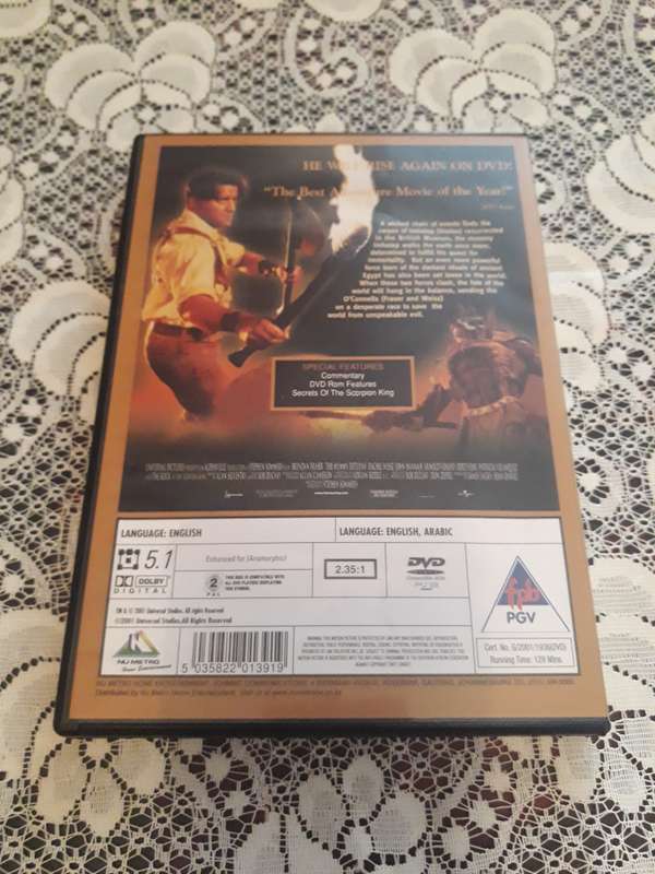ADVENTURE DVD - THE MUMMY RETURNS