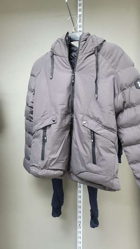 Grey Puff Jacket