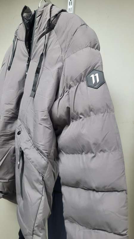 Grey Puff Jacket