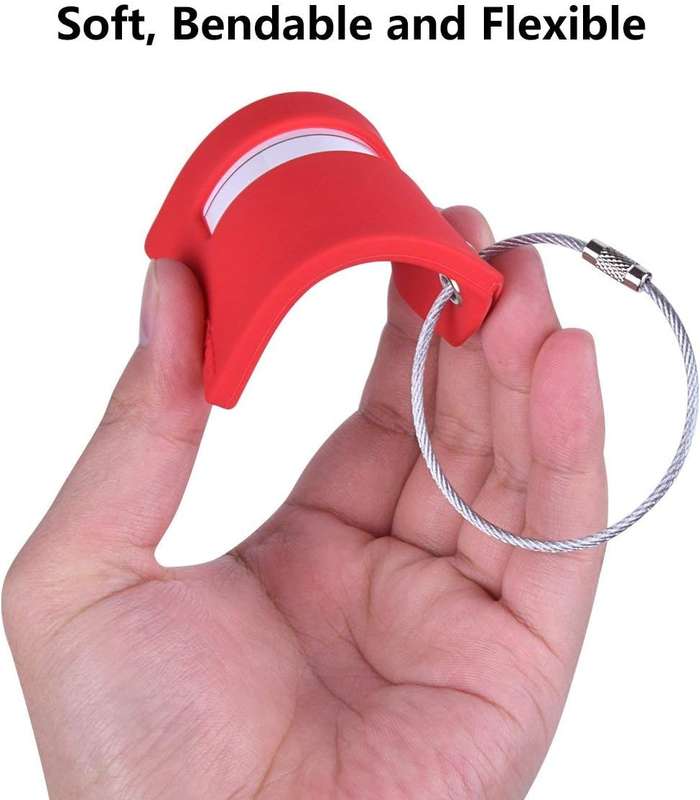 5pc Silicone Luggage Tags
