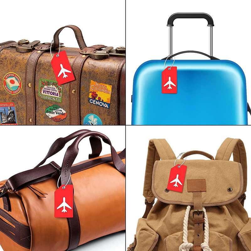 5pc Silicone Luggage Tags