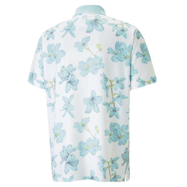 GOLF - Puma Mattr Verdant Polo (Bright White/Tropical Aqua)