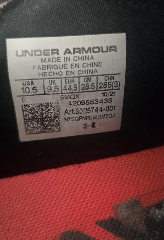 GOLF - Under Armour UA HOVR Tour SL Spikeless Golf Shoes (Size 9.5)