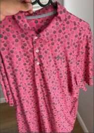 GOLF - Puma MATTR Beach Trip Polo (Sunset Pink/Quiet Shade)