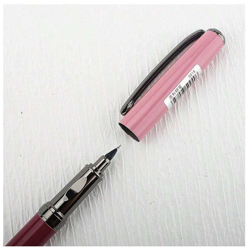 Classic Metal Fountain Pen with 0.38mm Nib (Blue)