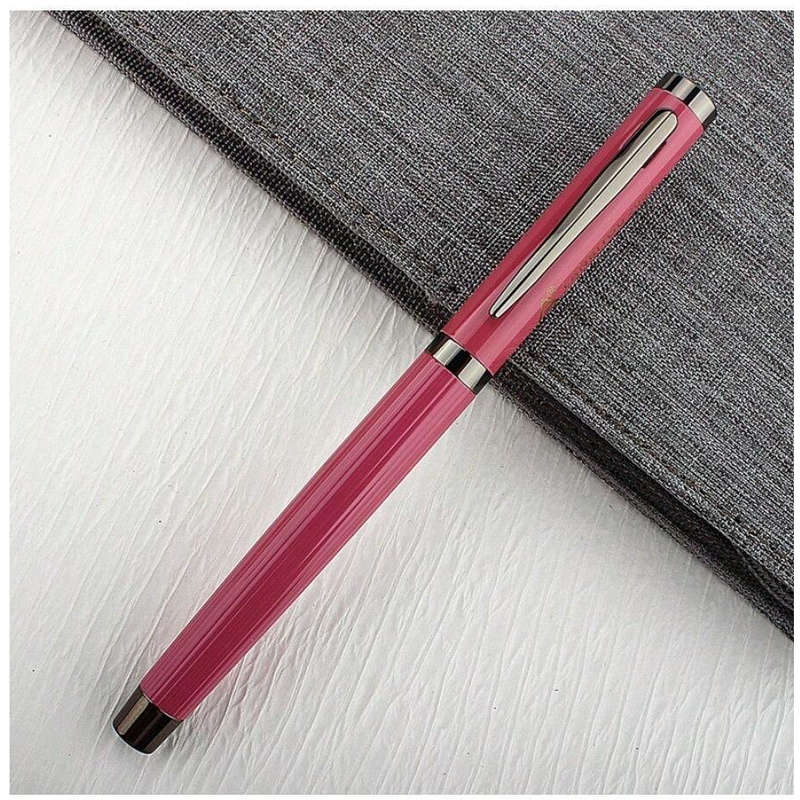 Metal Fountain Pen with 0.5MM Tungsten Nib - Gloss Black
