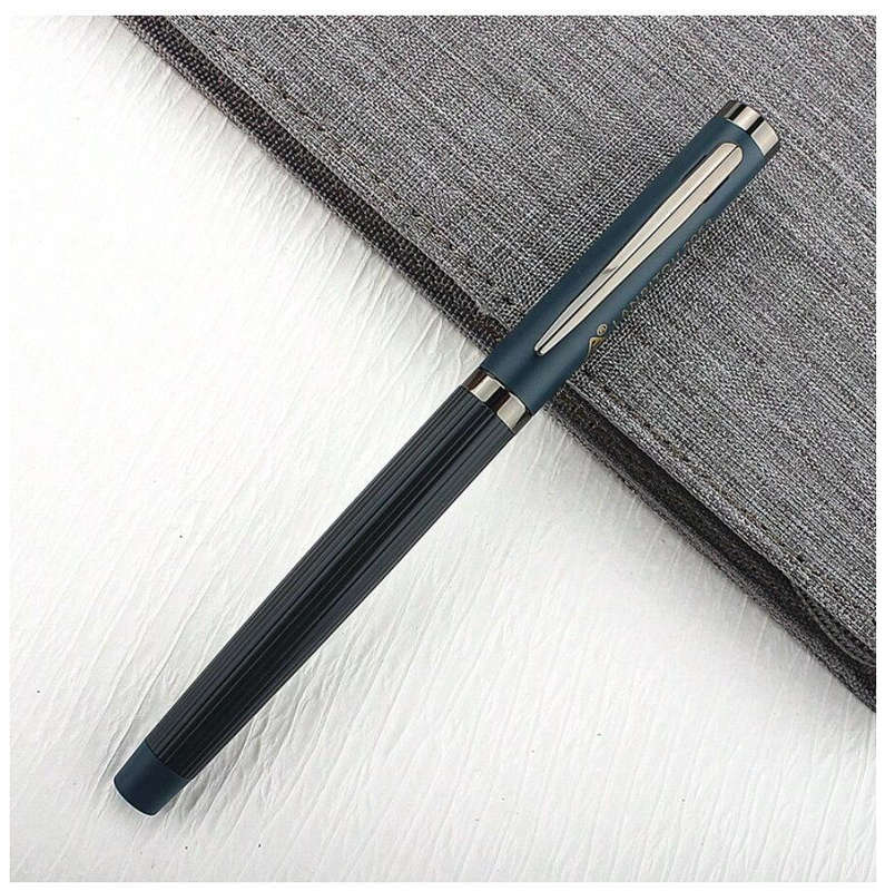 Metal Fountain Pen with 0.5MM Tungsten Nib - Gloss Black