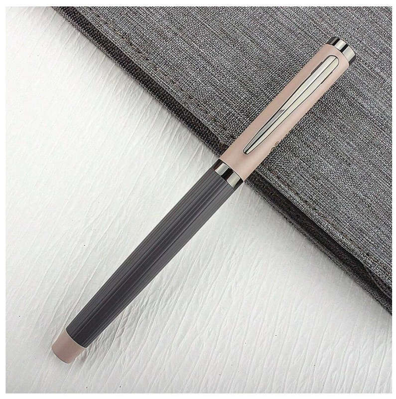 Metal Fountain Pen with 0.5MM Tungsten Nib - Gloss Black