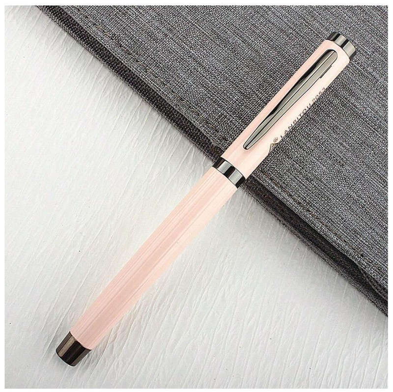 Metal Fountain Pen with 0.5MM Tungsten Nib - Gloss Black
