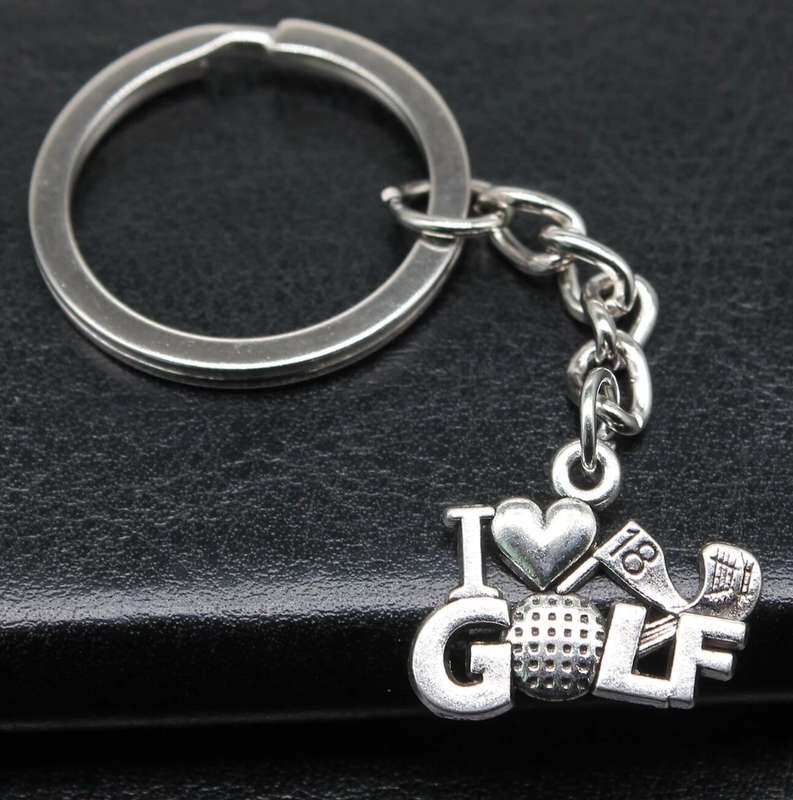 GOLF - I LOVE GOLF Keyring