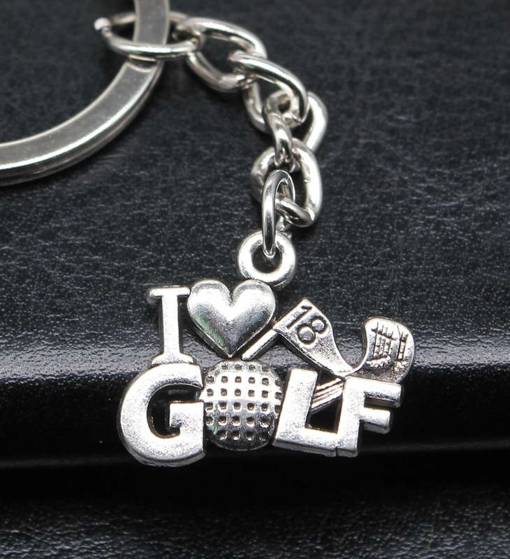 GOLF - I LOVE GOLF Keyring