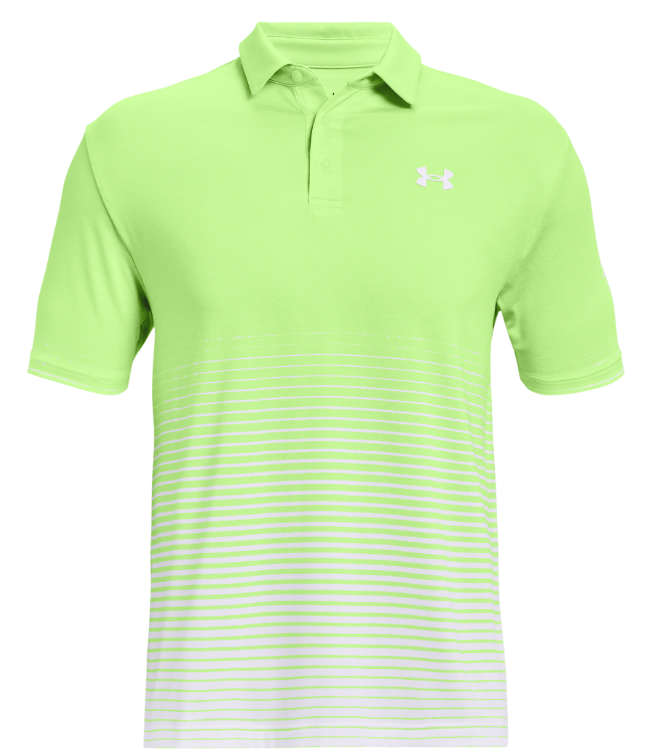 GOLF - Under Armour Mens Playoff Polo (Summer Lime/White)