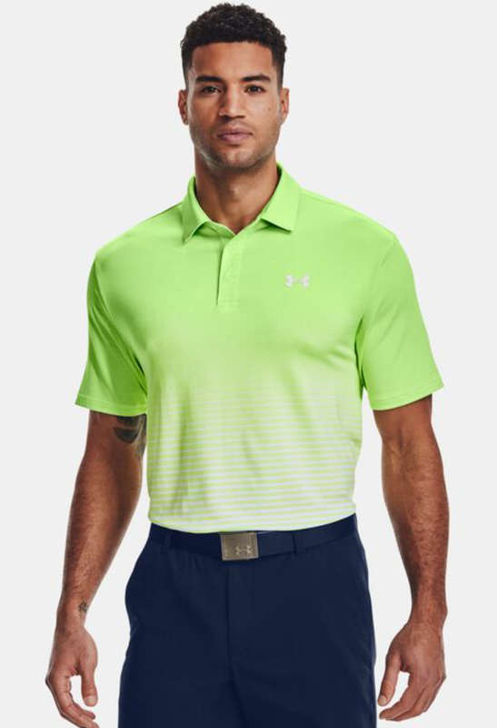 GOLF - Under Armour Mens Playoff Polo (Summer Lime/White)