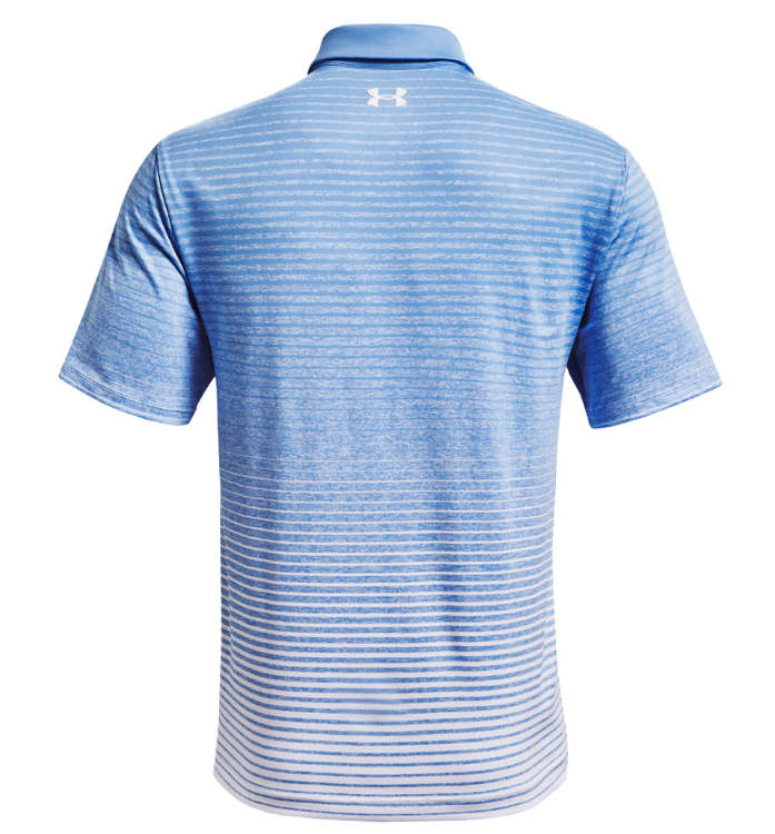 GOLF - Under Armour Mens Playoff Polo (Sky Blue/White) New