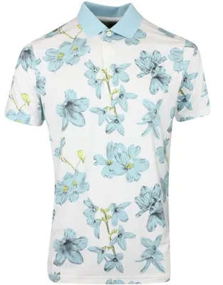 GOLF - Puma Mattr Verdant Polo (Bright White/Tropical Aqua)