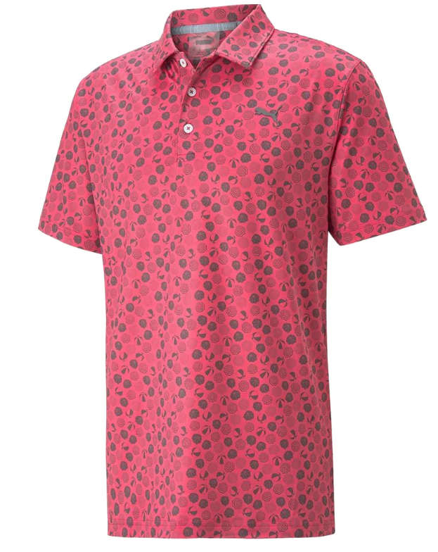 GOLF - Puma MATTR Beach Trip Polo (Sunset Pink/Quiet Shade)