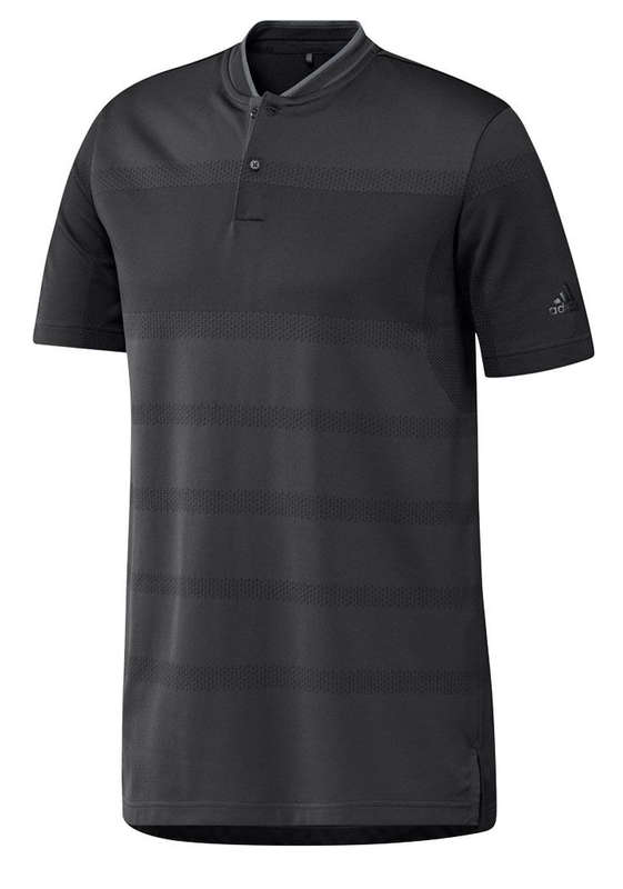 GOLF - Adidas Statement Seamless Primeknit Polo (Black)