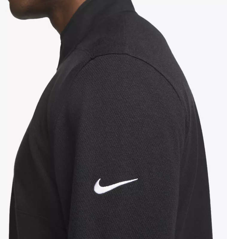 Nike Dri-FIT Victory Half-Zip Black Golf Jacket
