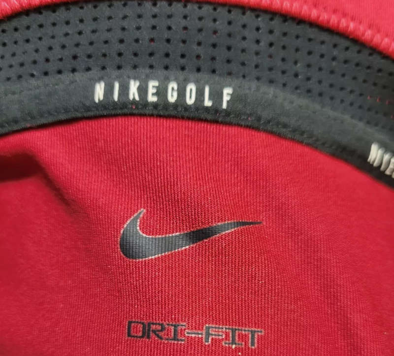 Collectors Item - Nike Tiger Woods Dri Fit Vapor Polo Golf Shirt Camo Red