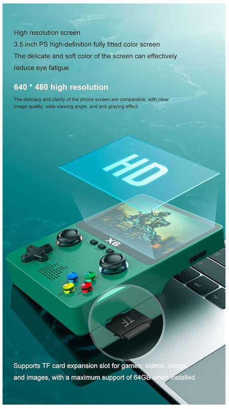 X6 Retro Gaming Console