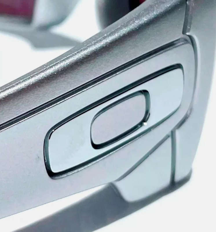 Oakley Batwolf Polished Chrome Interchangeable Icon System