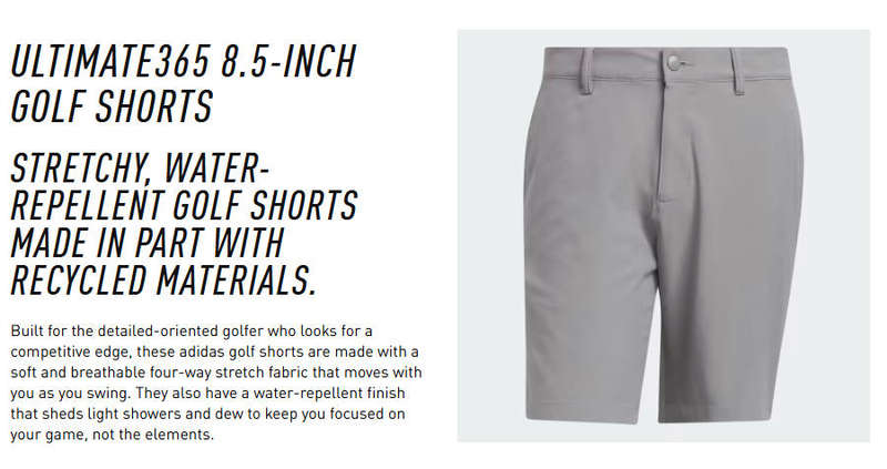 Adidas Ultimate 365 Golf Shorts