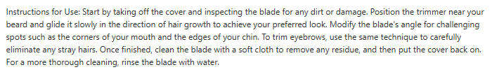 Beard Finishing Tool