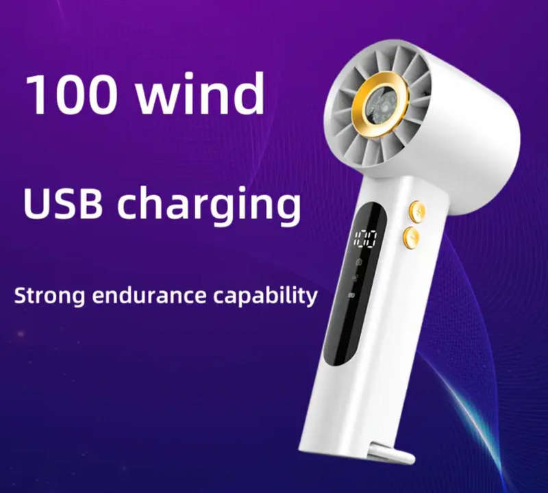 Cordless USB Turbo Handheld Fan