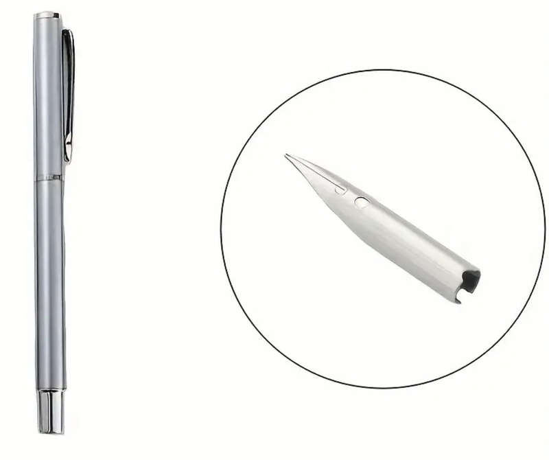 Elegant Silver Fountain Pen