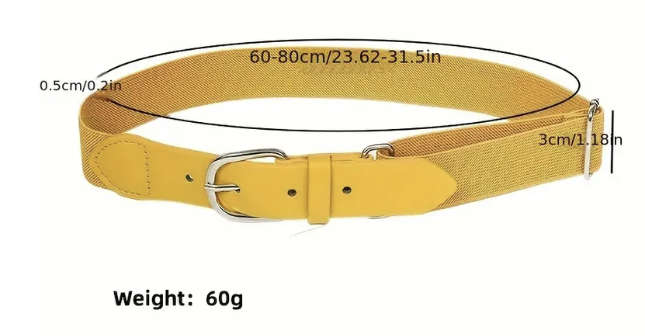 Adjustable Golf Stretch Belt (Orange)