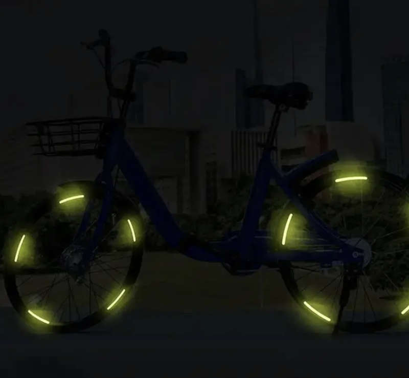 20pcs Reflective Wheel Stickers (Blue)