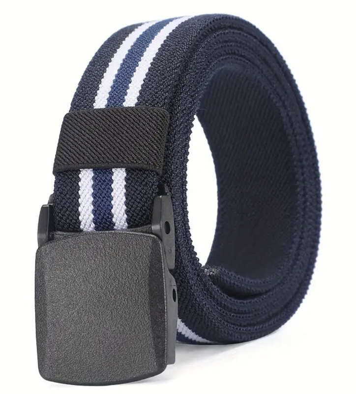 ***GOLF*** 2 Colour Canvas Belt - 120cm (Blue & White)