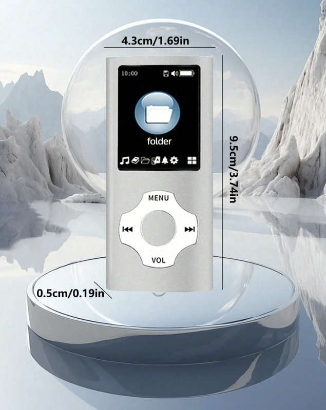 Portable Video Playback, MP3/MP4 Player with FM Radio & Voice Recording