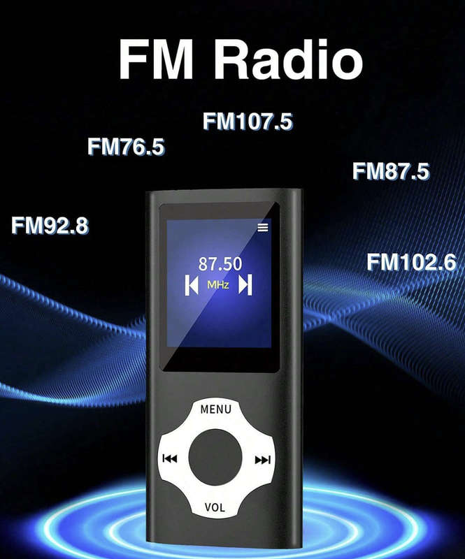 Portable Video Playback, MP3/MP4 Player with FM Radio & Voice Recording