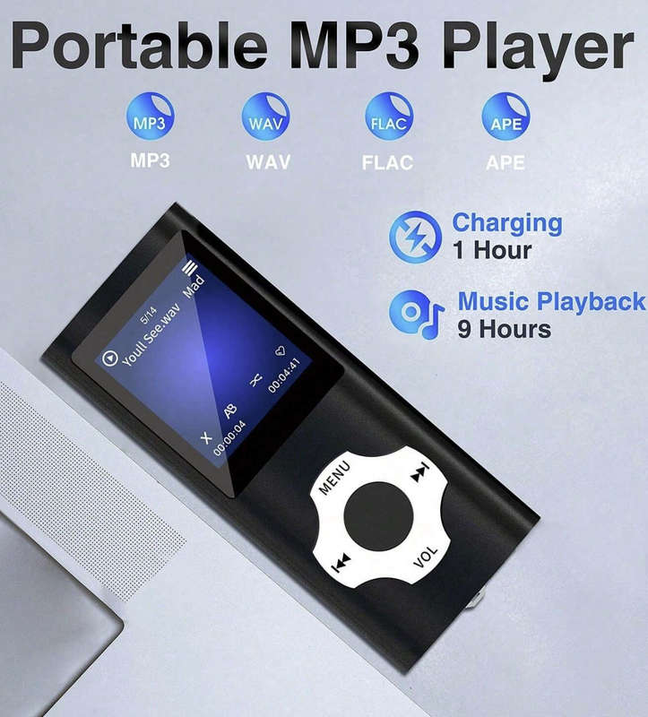 Portable Video Playback, MP3/MP4 Player with FM Radio & Voice Recording