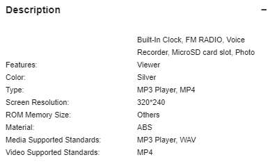 Portable Video Playback, MP3/MP4 Player with FM Radio & Voice Recording