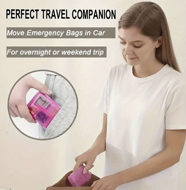 Pill Box with 10 Compartments... Moisture Proof